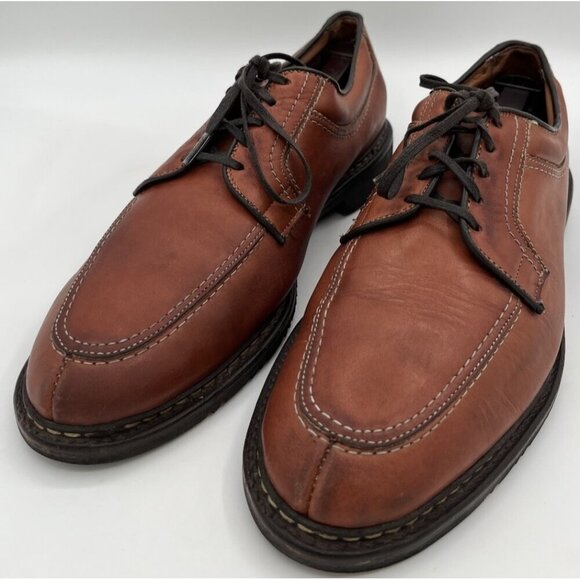 Allen Edmonds Wilbert Mens Size 10.5 D Chili Brown Oxford Leather Comfort Shoes main image 4